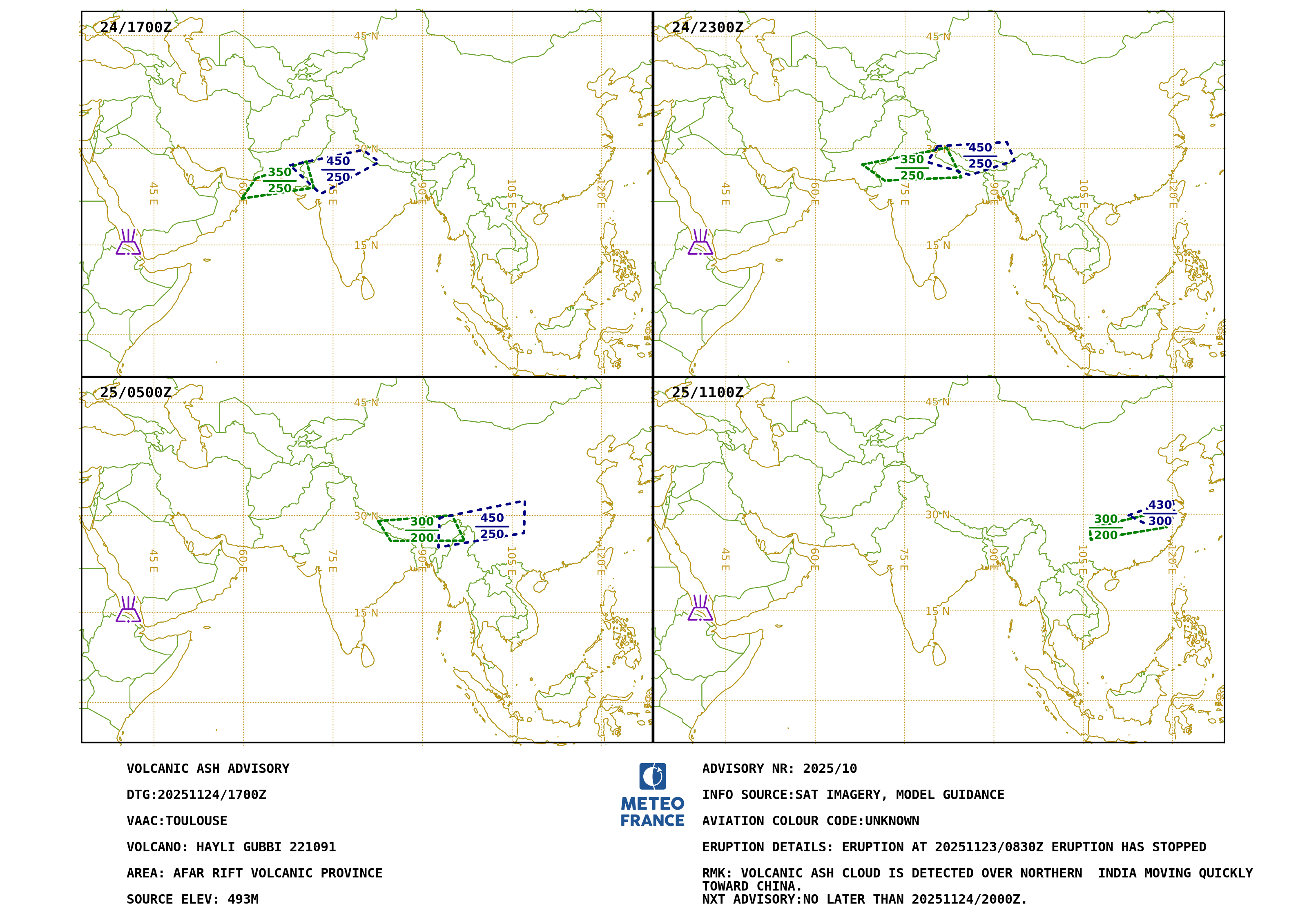 HAYLI GUBBI.10 - 2025-11-24 17:00 utc · VAAC Toulouse