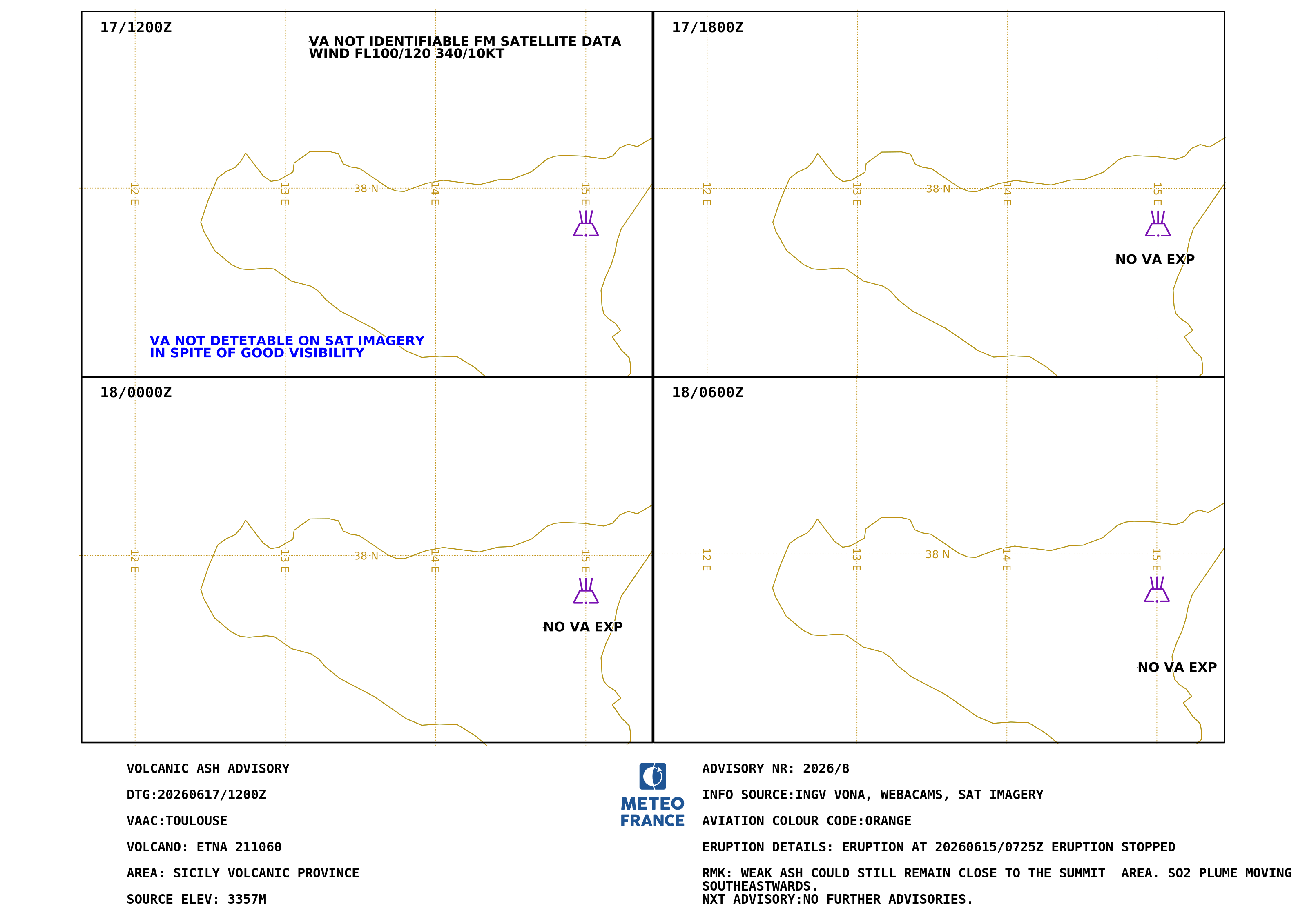 VA Advisory ETNA.8 - 2026-06-17 12:00 utc