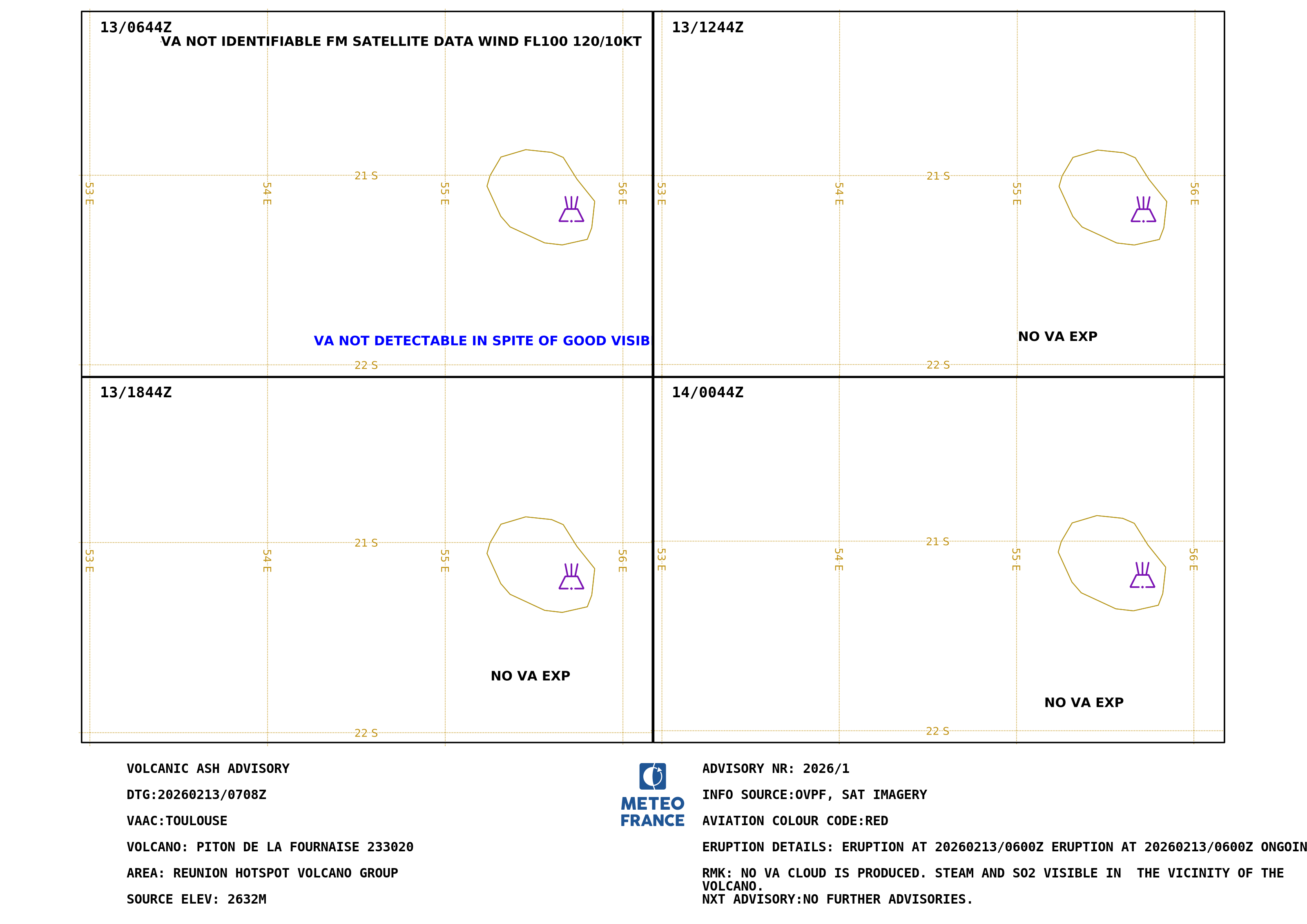 VA Advisory PITON DE LA FOURNAISE.1 - 2026-02-13 07:08 utc