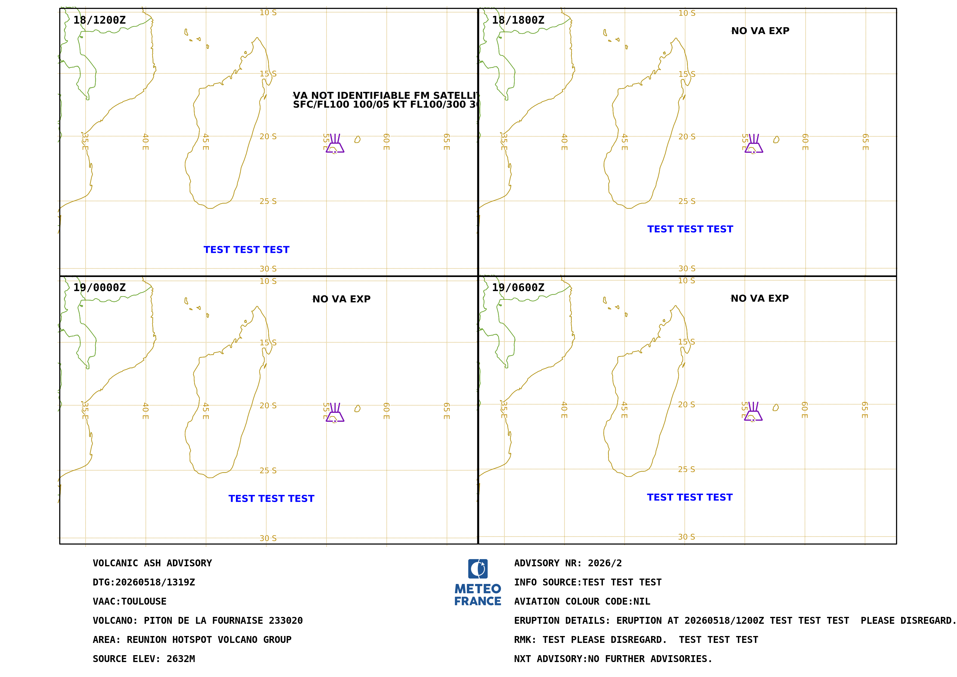 VA Advisory PITON DE LA FOURNAISE.2 - 2026-05-18 13:19 utc